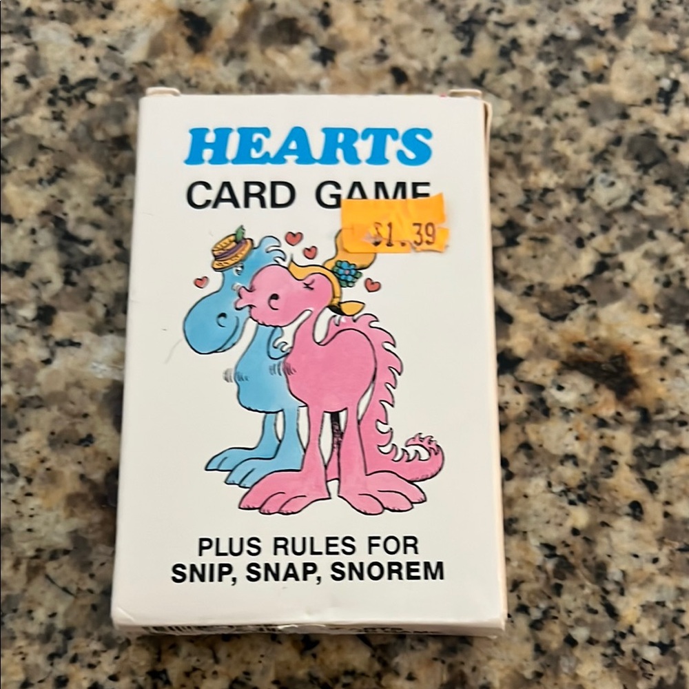 Vintage Hearts Card Game